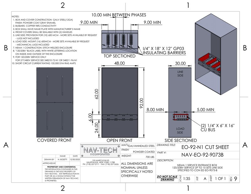 NAV-EO-92-9073B drawing